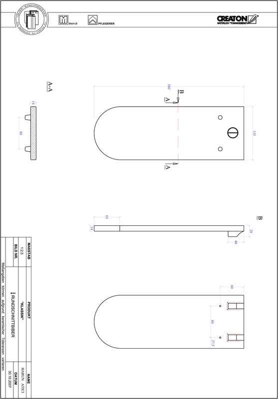 CAD файл черепиці KLASSIK напівкругла форма RUND-3-4