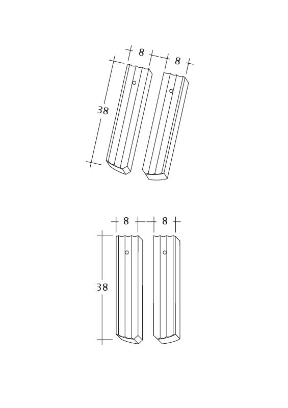 Технічне креслення черепиці PROFIL Berliner-Seg-1-2