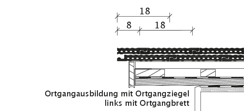 Технічне креслення черепиці PROFIL OBL OBL