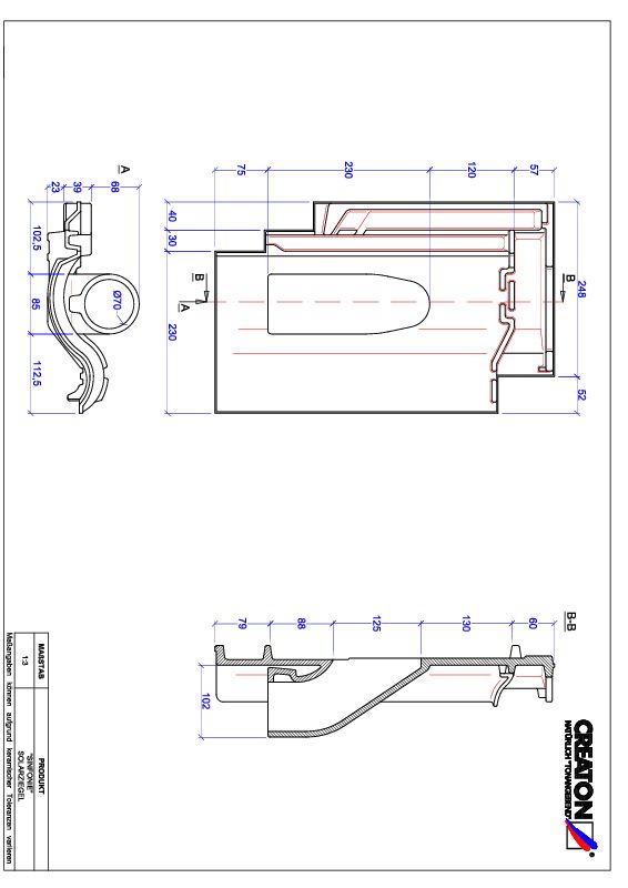 CAD файл черепиці SINFONIE наскрізна черепиця для системи сонячних батарей SOLAR