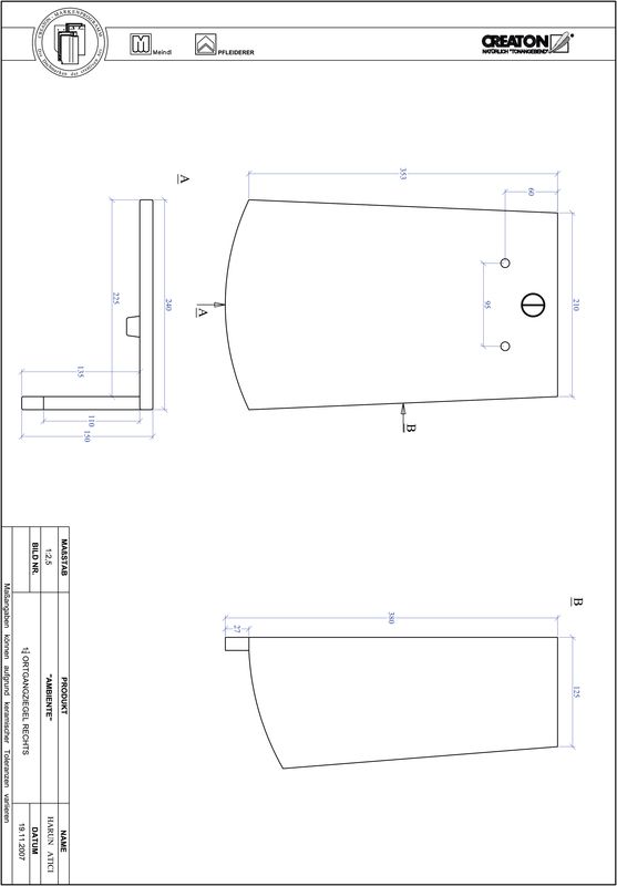 CAD файл черепиці AMBIENTE  сегментна форма SEG-OGR-1-1-4