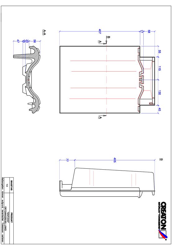 CAD файл черепиці SINFONIE черепиця бічна ліва OGL