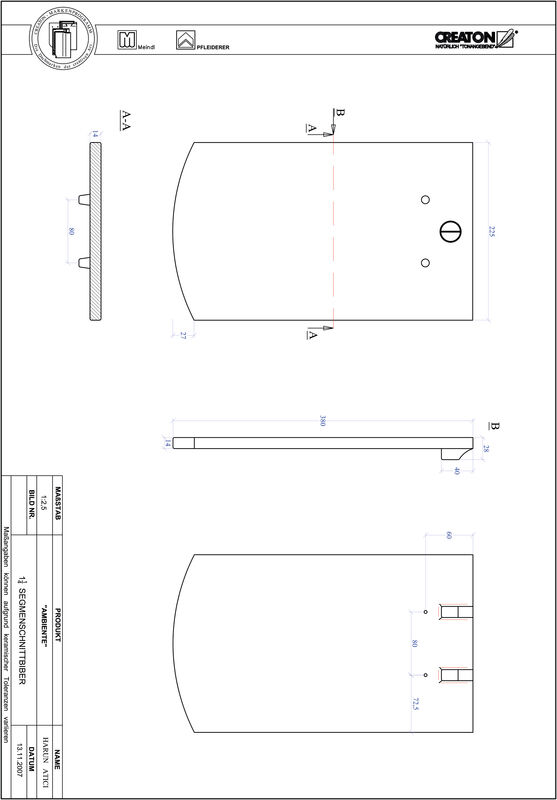 CAD файл черепиці AMBIENTE  сегментна форма SEG-1-1-4