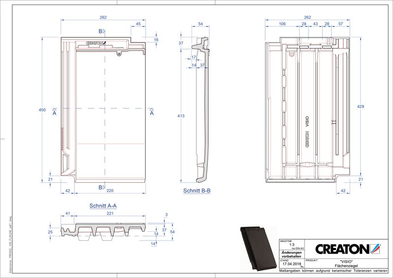 CAD файл черепиці VISIO покрівельна черепиця FLA