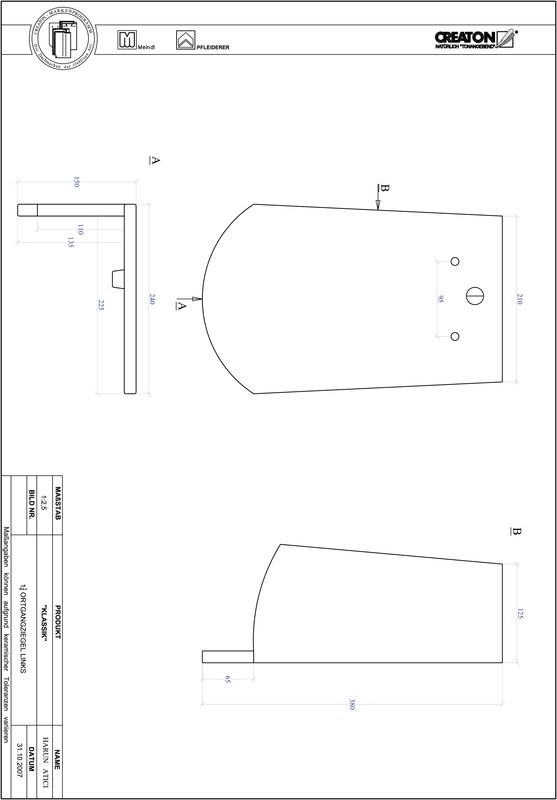 CAD файл черепиці KLASSIK напівкругла форма RUND-OGL-1-1-4