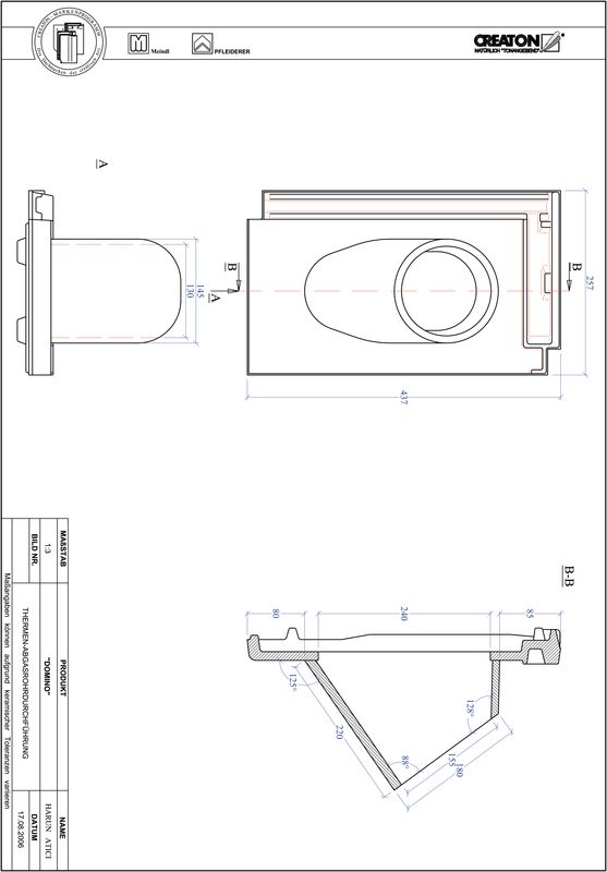 CAD файл черепиці газової Domino THERME