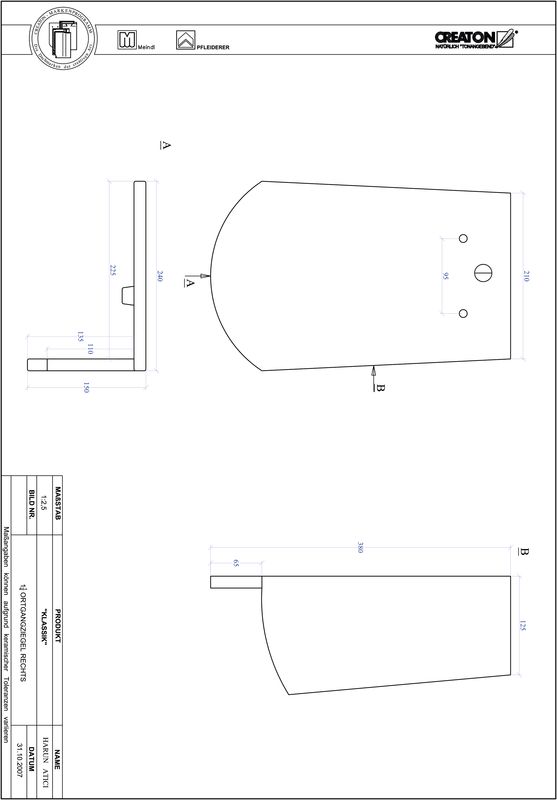 CAD файл черепиці KLASSIK напівкругла форма RUND-OGR-1-1-4
