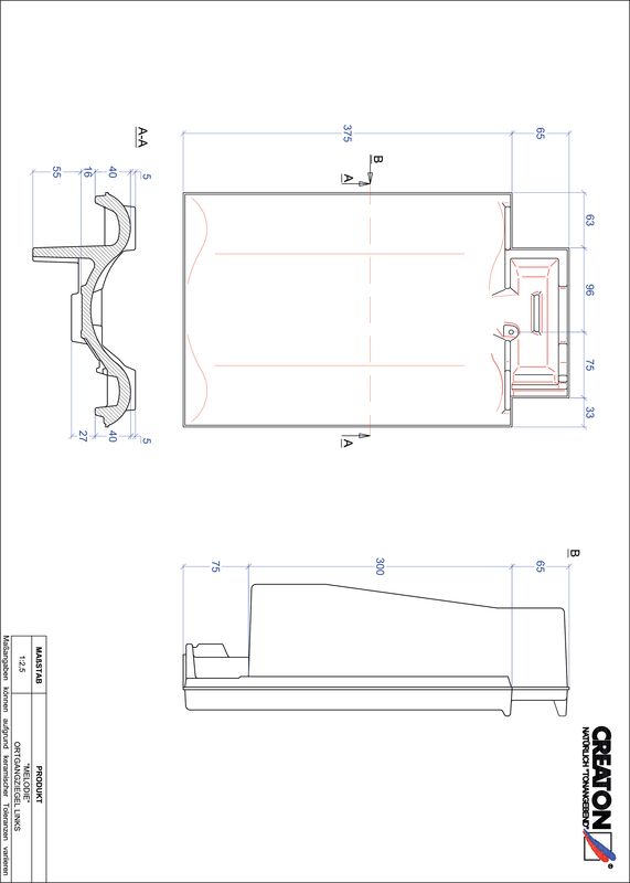 CAD файл черепиці MELODIE черепиця бічна ліва OGL