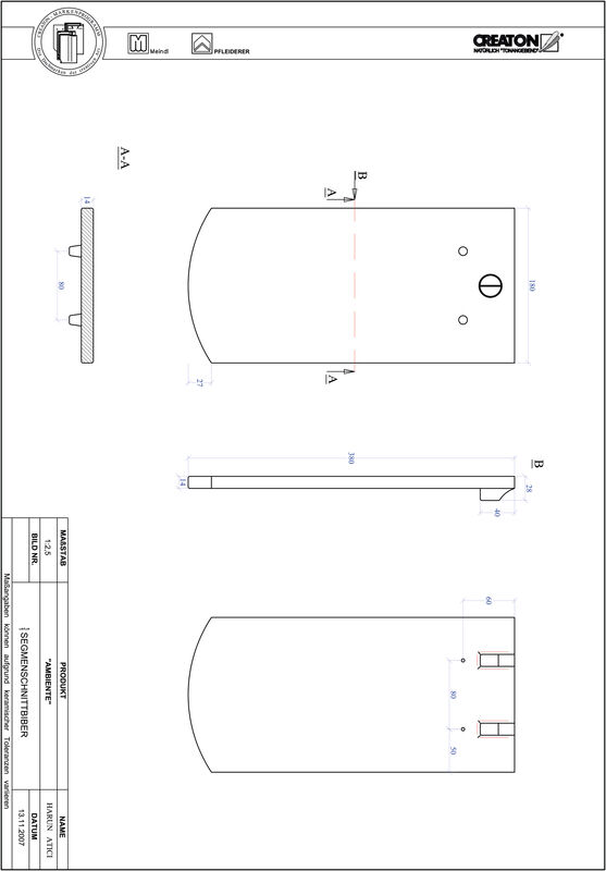 CAD файл черепиці AMBIENTE  сегментна форма SEG-1-1