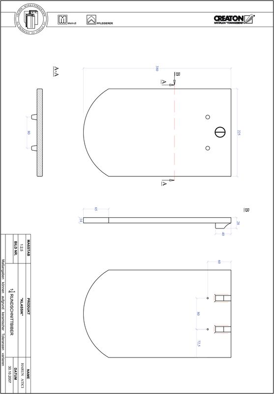 CAD файл черепиці KLASSIK напівкругла форма RUND-1-1-4